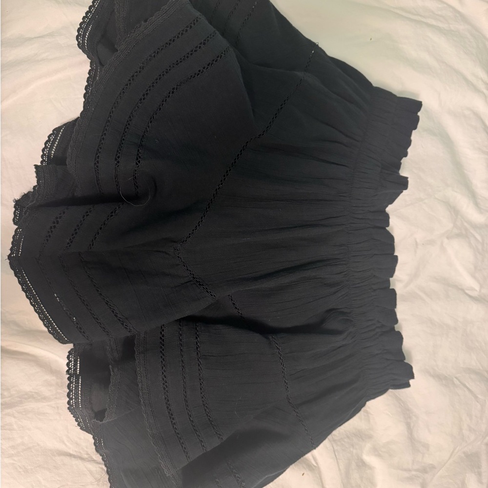 Aerie Black Skort